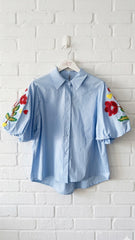 Camisa Amapola bordada+2 colores