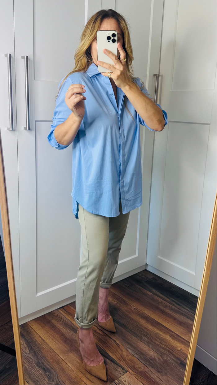 Camisa popelin +2color