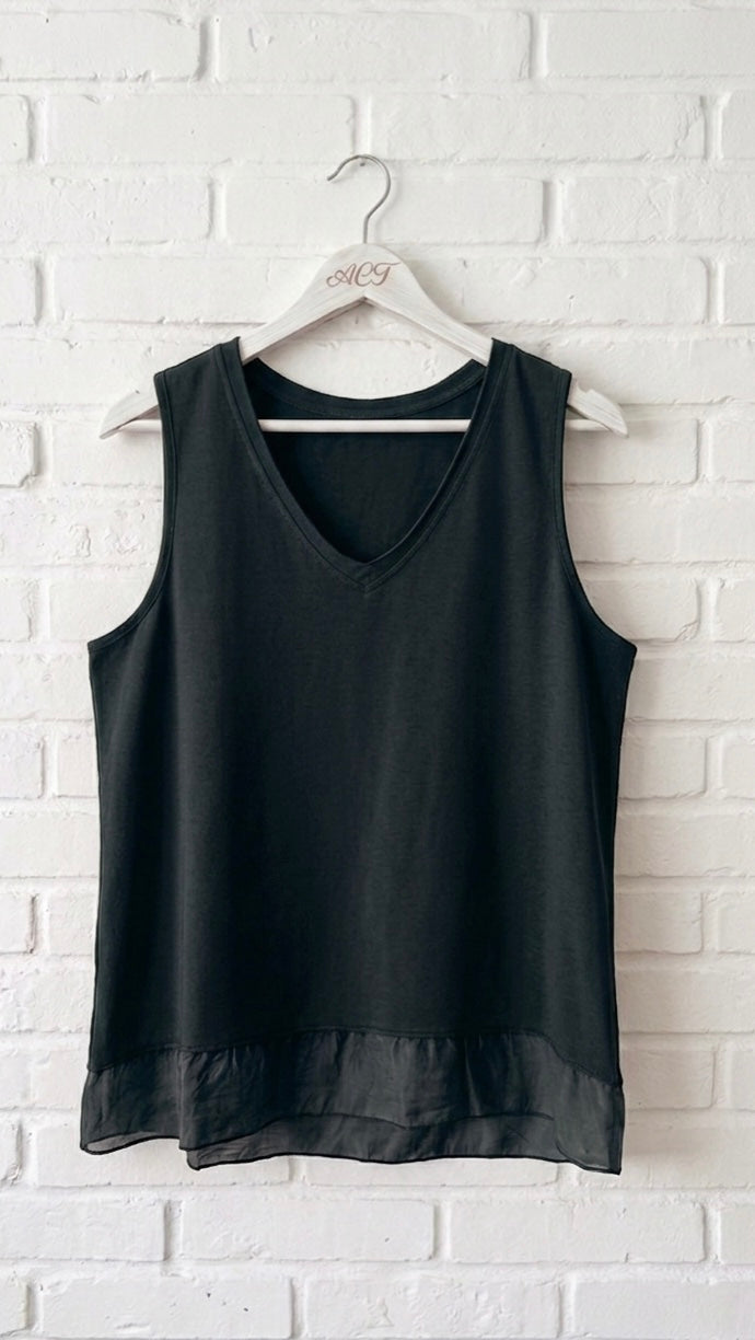 Camiseta Dual texturas +5 colores