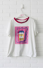 Camiseta lata sardinas +2color
