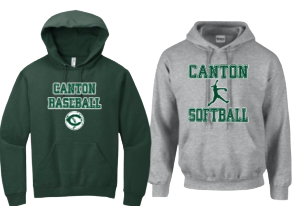 Canton LL Cozy Hoodie Traditional logo