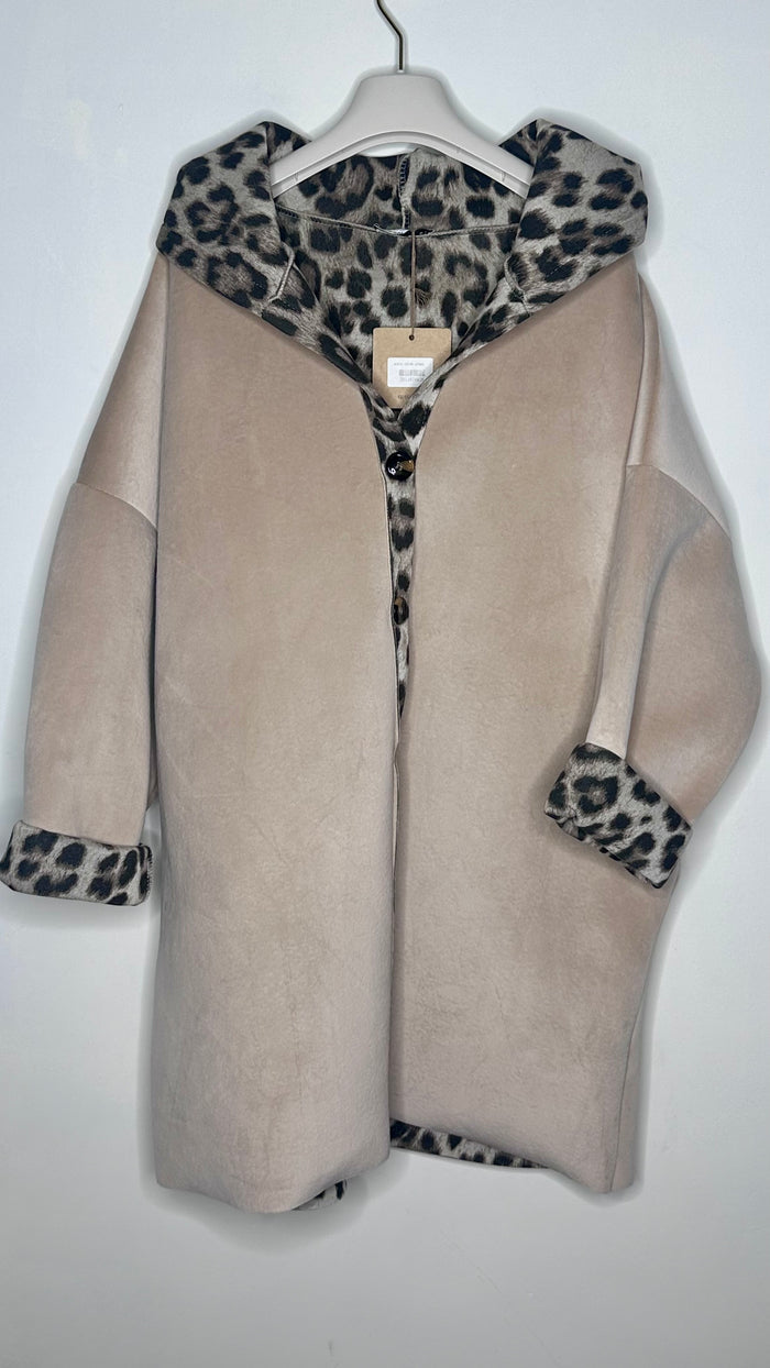 Chaqueta combi print +1 color