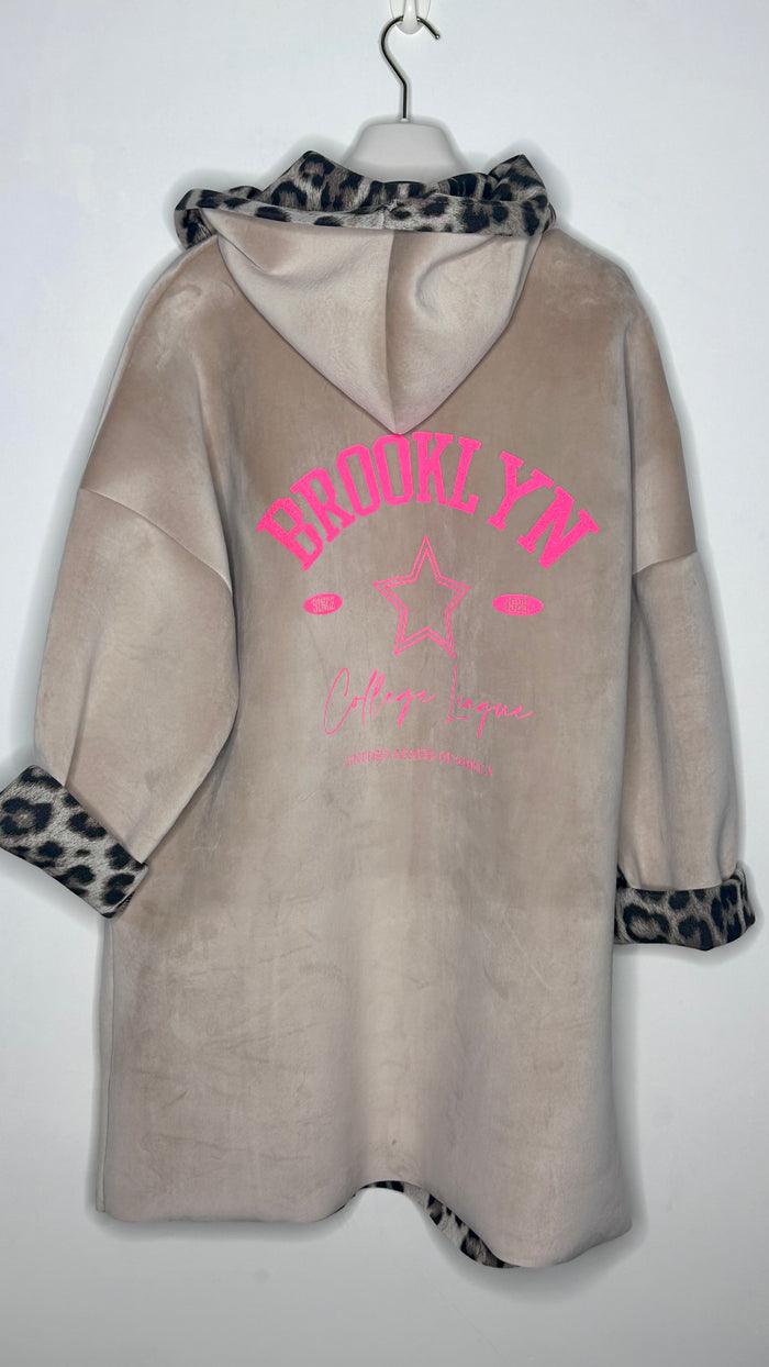 Chaqueta combi print +1 color