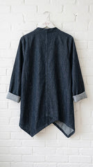 Chaqueta Denim asimétrica 158C