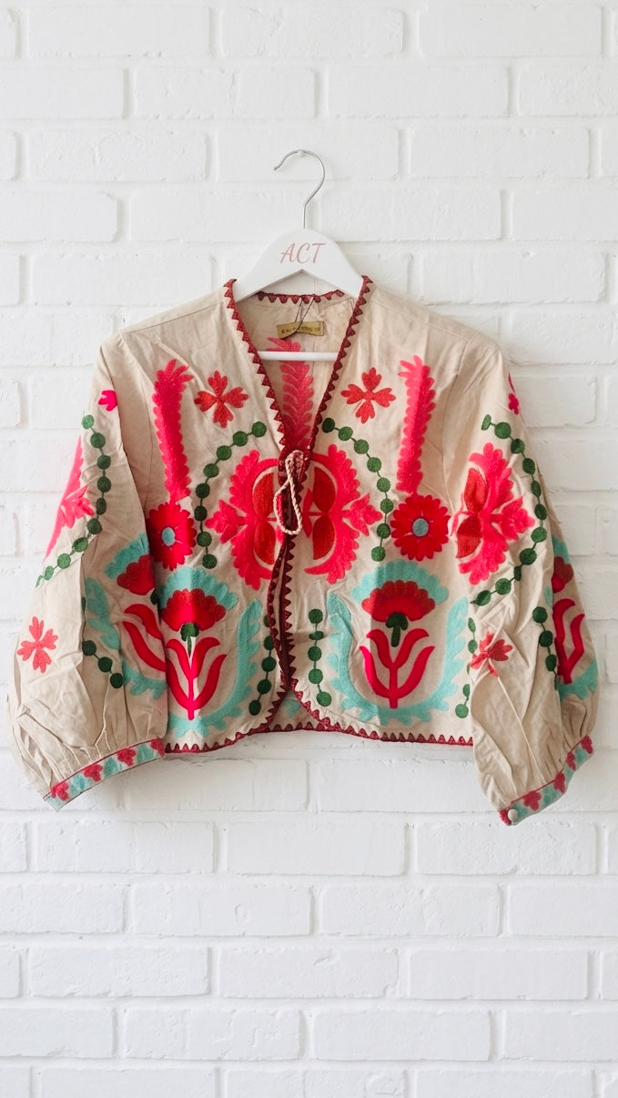 Chaqueta mística bordada +2 colores