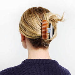 Chunks Hair Claw in Stripes