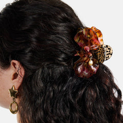 Chunks Hair Claw Orchid Claw in Cougar