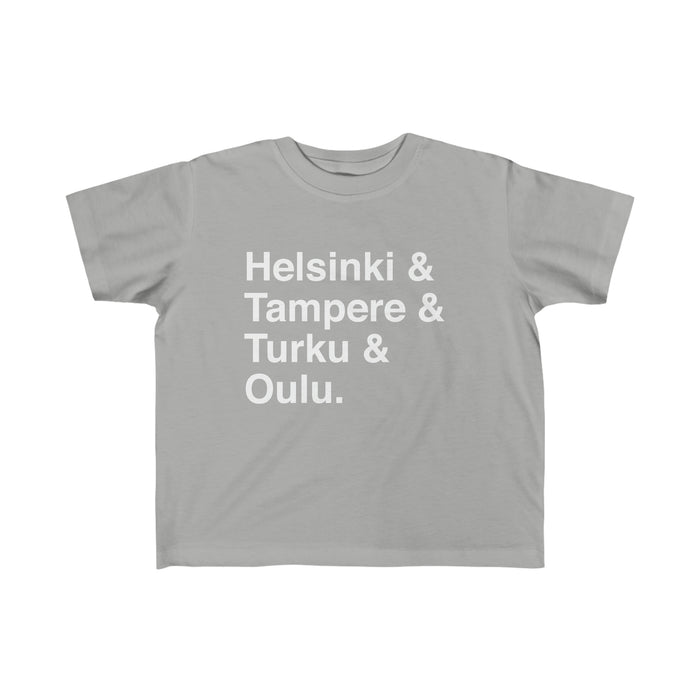 Cities Of Finland Toddler Tee