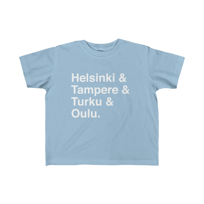 Cities Of Finland Toddler Tee