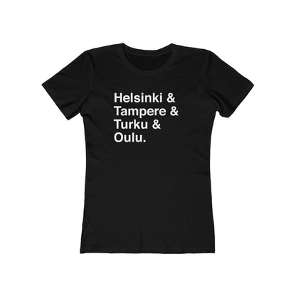 Cities Of Finland Women's Fit T-Shirt