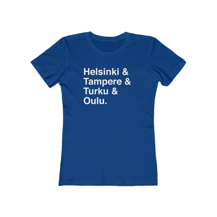 Cities Of Finland Women's Fit T-Shirt