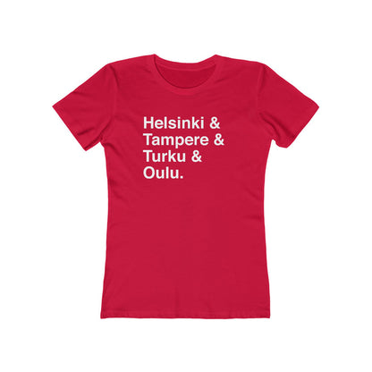 Cities Of Finland Women's Fit T-Shirt