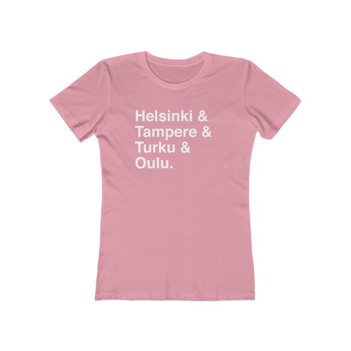 Cities Of Finland Women's Fit T-Shirt