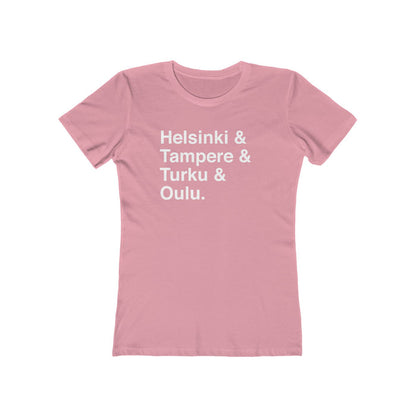 Cities Of Finland Women's Fit T-Shirt