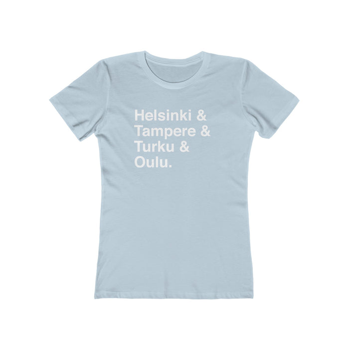 Cities Of Finland Women's Fit T-Shirt