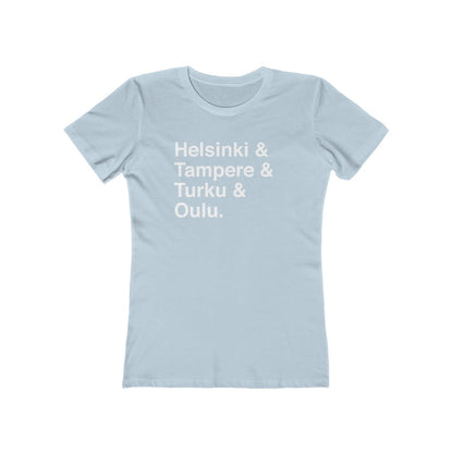 Cities Of Finland Women's Fit T-Shirt