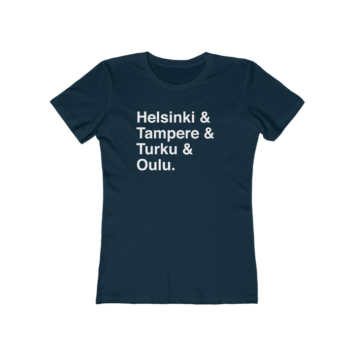 Cities Of Finland Women's Fit T-Shirt