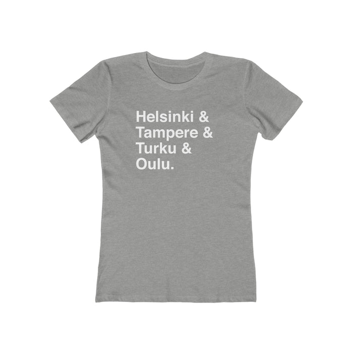 Cities Of Finland Women's Fit T-Shirt