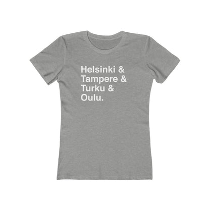 Cities Of Finland Women's Fit T-Shirt