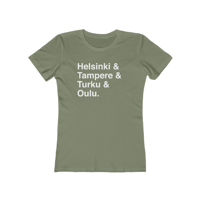 Cities Of Finland Women's Fit T-Shirt