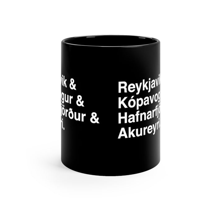 Cities Of Iceland Mug Scandinavian Design Studio