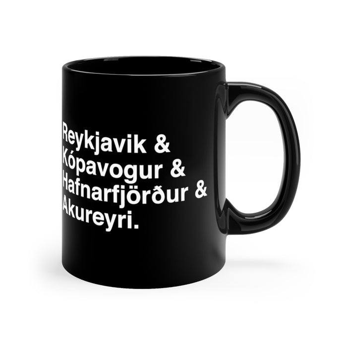 Cities Of Iceland Mug Scandinavian Design Studio
