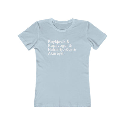 Cities Of Iceland Women's Fit T-Shirt