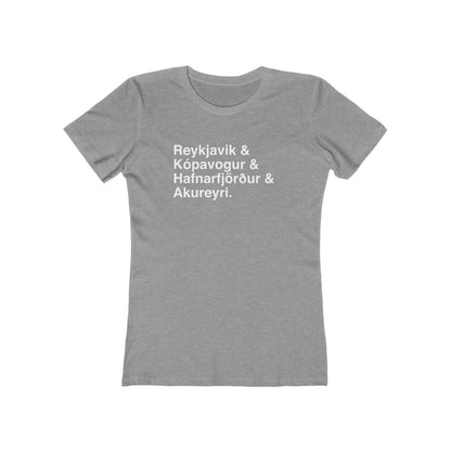 Cities Of Iceland Women's Fit T-Shirt