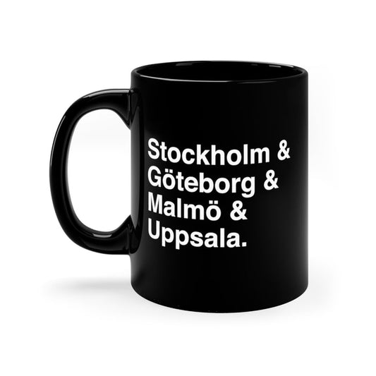 Cities Of Sweden Mug Scandinavian Design Studio