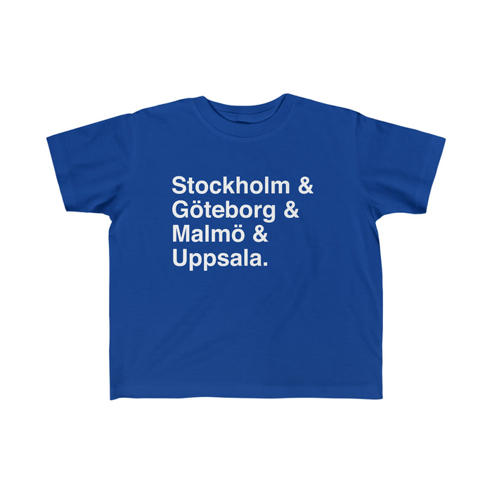 Cities Of Sweden Toddler Tee