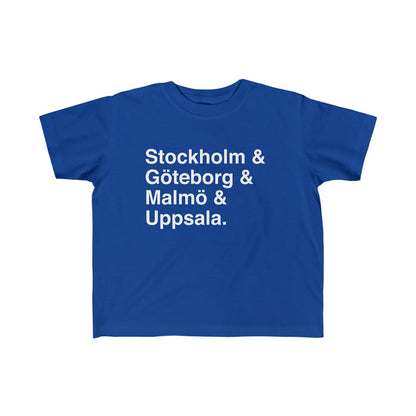 Cities Of Sweden Toddler Tee
