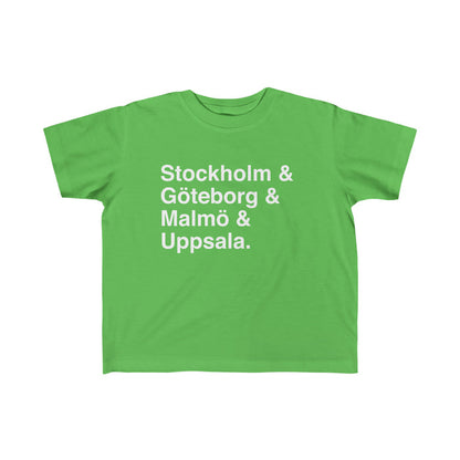 Cities Of Sweden Toddler Tee