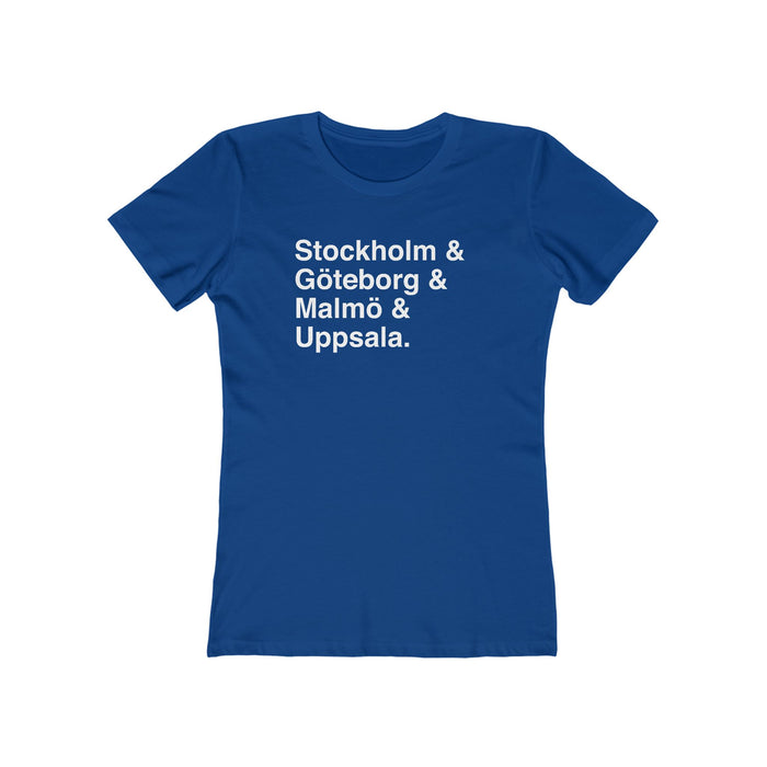 Cities Of Sweden Women's Fit T-Shirt