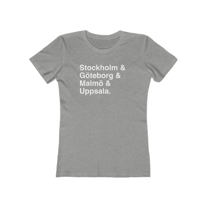 Cities Of Sweden Women's Fit T-Shirt
