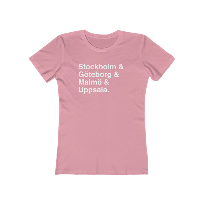 Cities Of Sweden Women's Fit T-Shirt