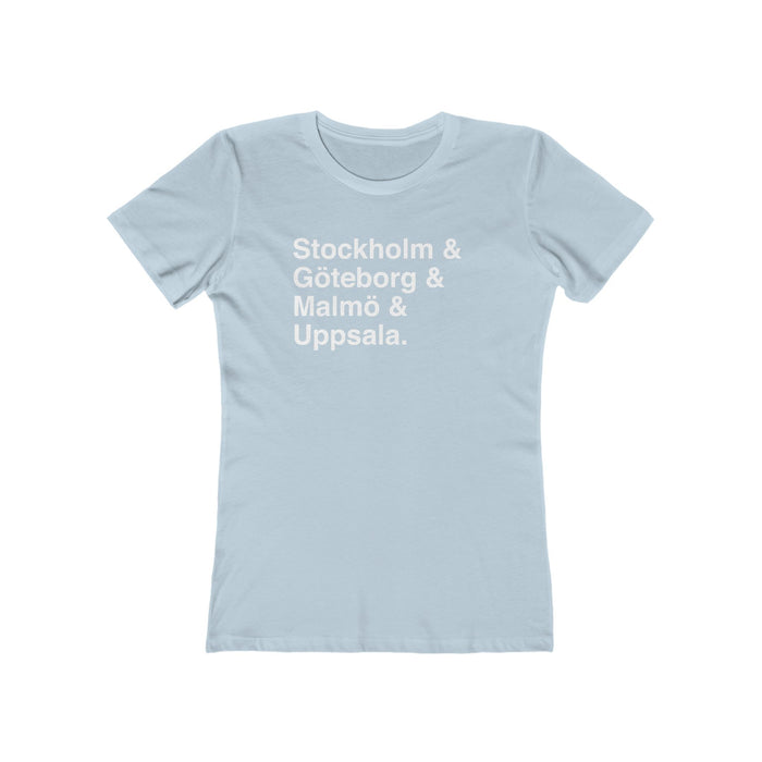 Cities Of Sweden Women's Fit T-Shirt