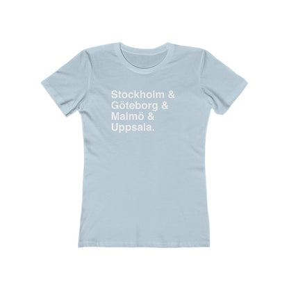 Cities Of Sweden Women's Fit T-Shirt