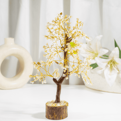 Citrine Gemstone Tree, Crystal Tree Of Life.