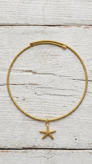 Collar de cordón magnético con colgante de estrella