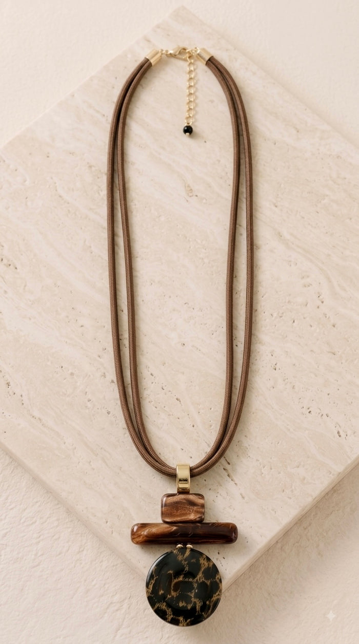 Collar Largo Tótem Carey