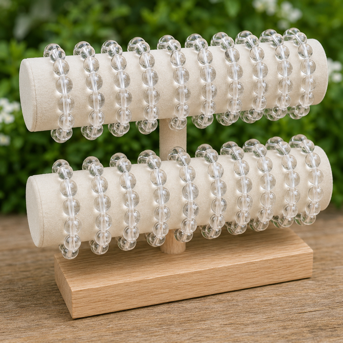 Crystal Quartz Bracelet(Enhancing and Manifesting).