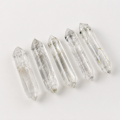 Crystal Quartz Point Pencils ( Mental Clarity and Emotional Stability)