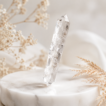Crystal Quartz Point Pencils ( Mental Clarity and Emotional Stability)