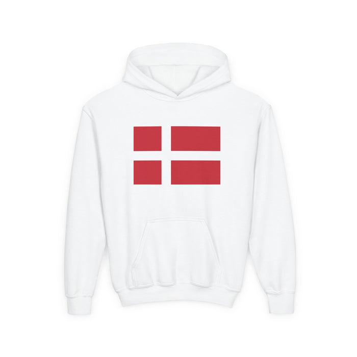 Danish Flag Kids Hoodie