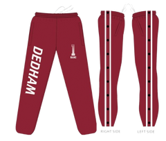 Dedham Adult Tear Away Performance Sweatpants.
