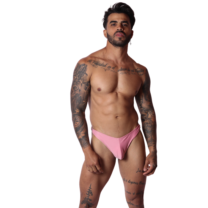 Dinamic Pink Swim G String en modelo de Gigo Underwear