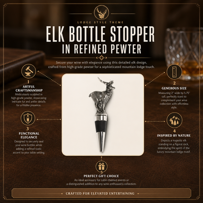 Elk Bottle Stopper 1