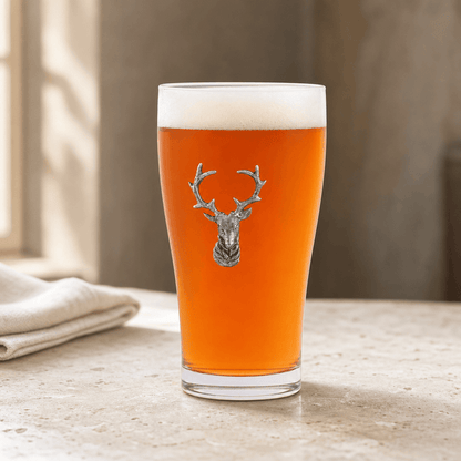 Elk Head Beer Glass 4