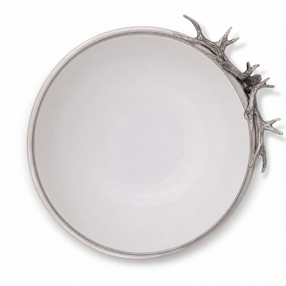 Elk Head Stoneware Bowl Larger 8