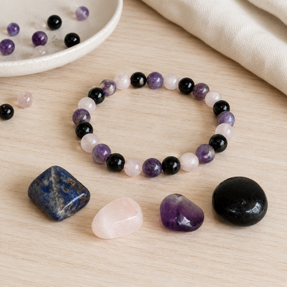 EMPATH PROTECTION Crystal Kit, Gemstone Tumble Kit, Empathy Crystal Gift Set